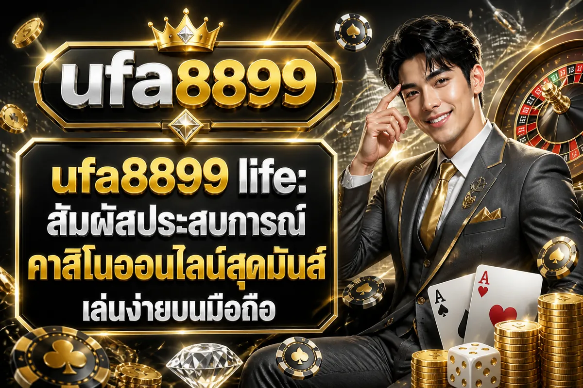 ufa8899 life: สัมผัสประสบการณ์คาสิโนออนไลน์สุดมันส์ เล่นง่ายบนมือถือ